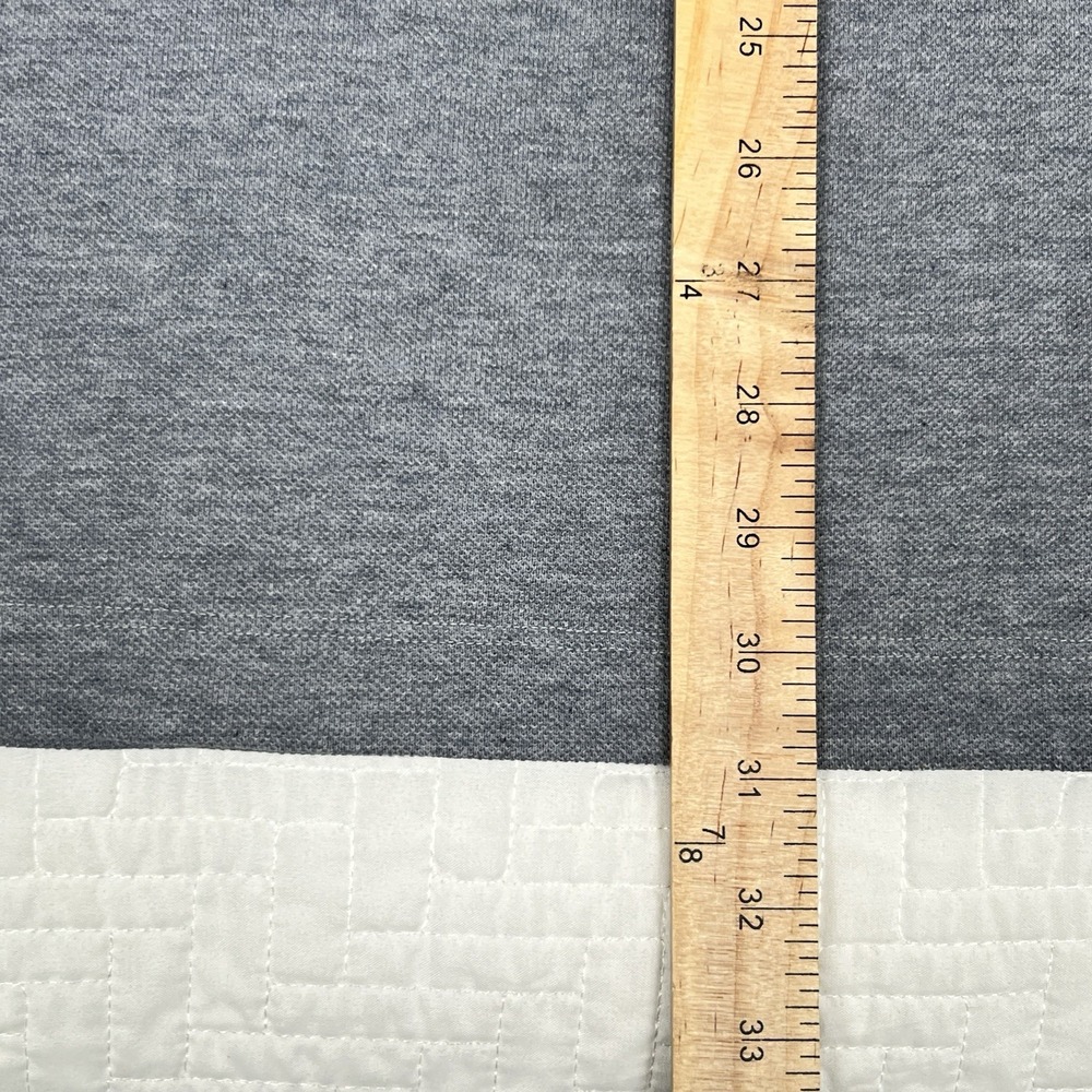 Lacoste Matte Piping Slim Fit Petit Pique Polo Shirt Grey/Blue 7/XXL - Picture 9 of 11
